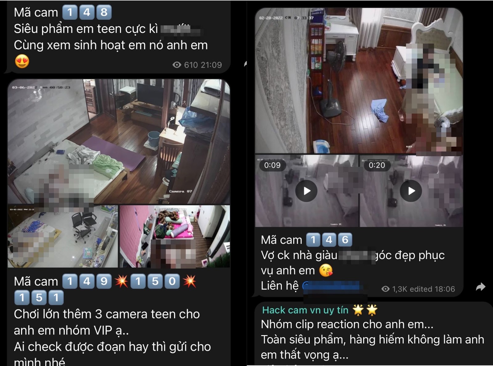 Nhiều clip nhạy cảm hack từ camera nhà riêng được rao bán công khai - Ảnh 3.