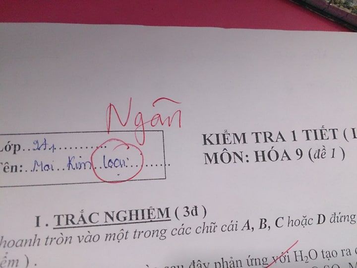 Đi thi “căng thẳng” quên mất cả tên mình,Đithicăngthẳngquênmấtcảtênmìnhthísinhđãthaybằngloạttênsiêuhà<strong>the thao 24g</strong> thí sinh đã thay bằng loạt tên siêu hài - Ảnh 1.