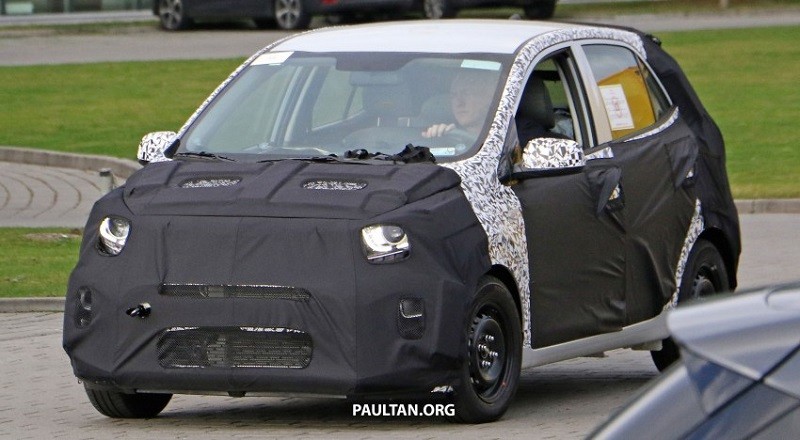 Kia Morning mới lộ diện trên đường thử - ảnh 1