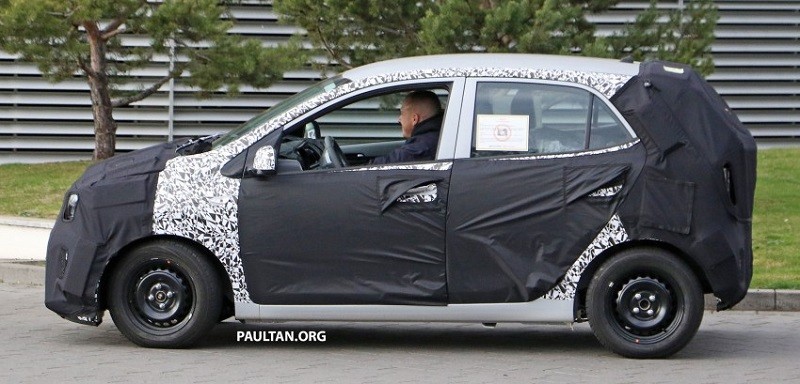 Kia Morning mới lộ diện trên đường thử - ảnh 2