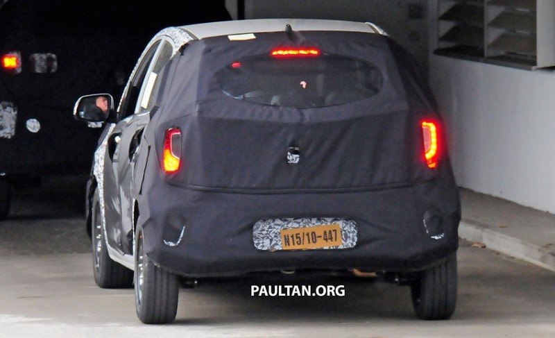 Kia Morning mới lộ diện trên đường thử - ảnh 3