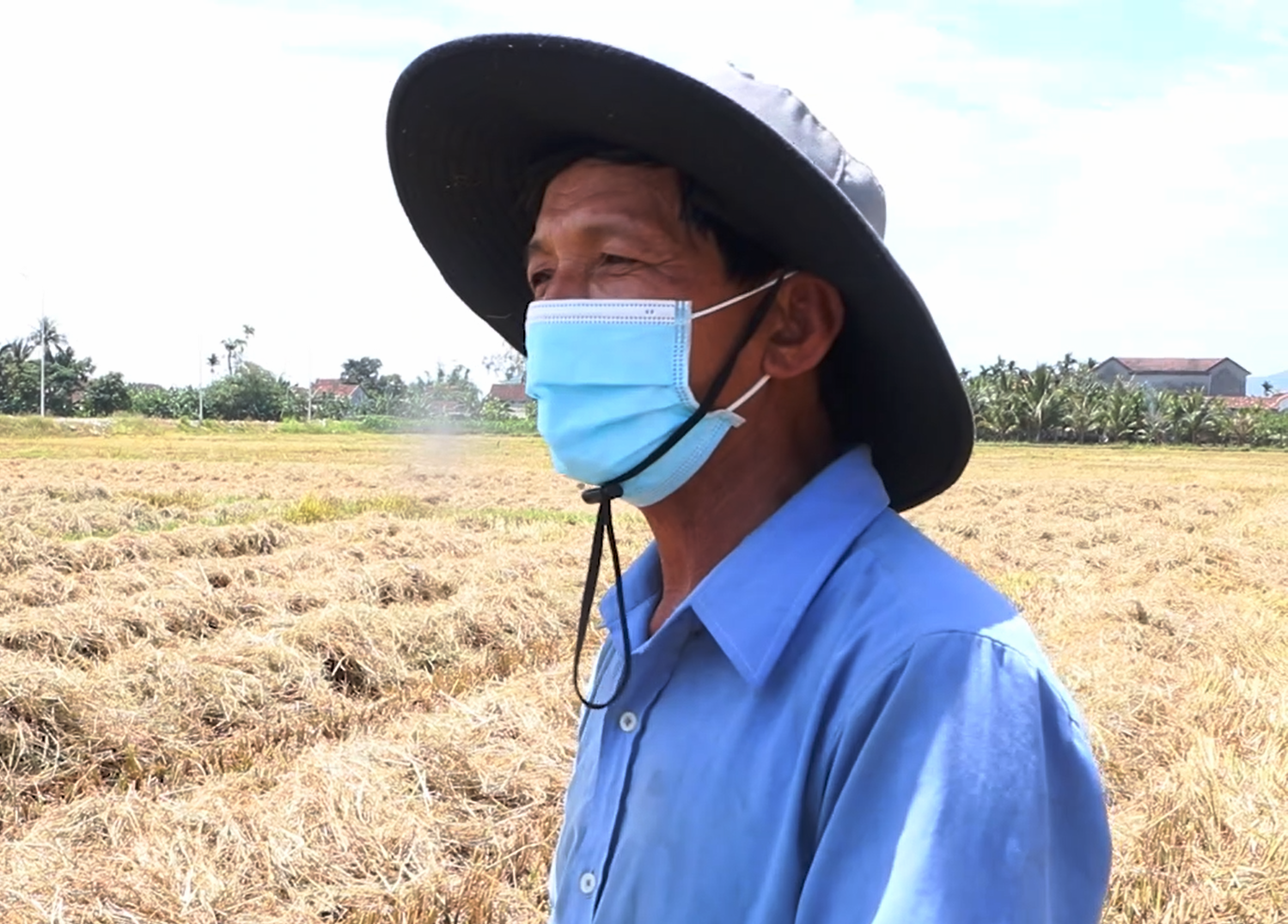 Ông Trần Văn Nhành (xã Tịnh Hà, huyện Sơn Tịnh).