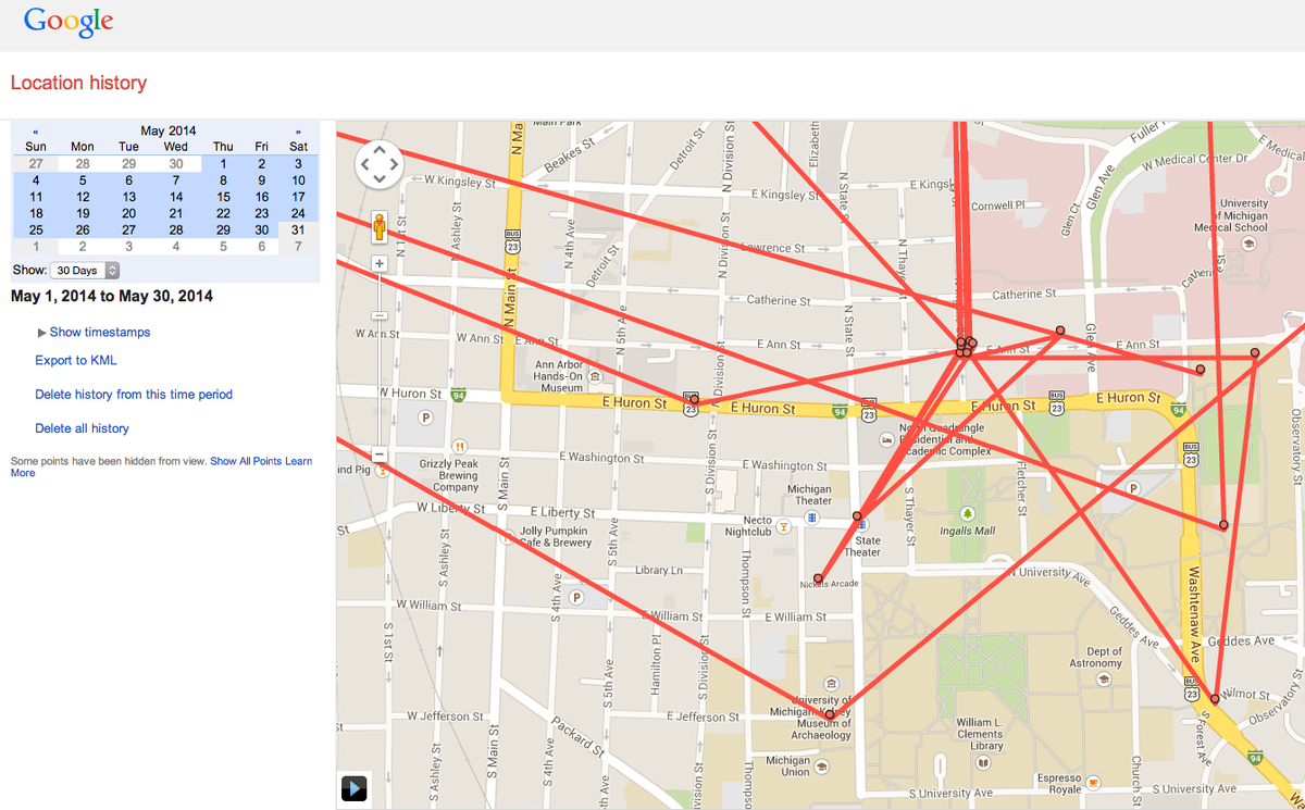 Chức năng ghi lại những nơi bạn đã từng đi qua của Google - ảnh 2