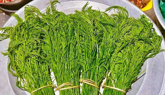 thu rau dung xa ca met van hoi the ma xao thit lai thanh dac san hinh anh 3