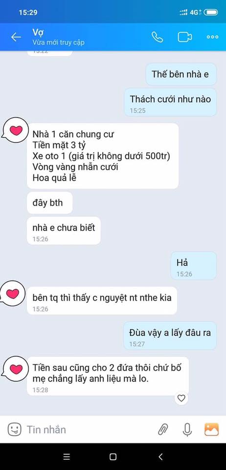 toat mo hoi hot khi doc danh sach thach cuoi, chang trai tho dai: