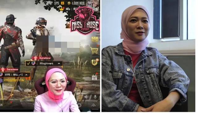 chi o nha len mang choi game, nguoi phu nu xinh dep