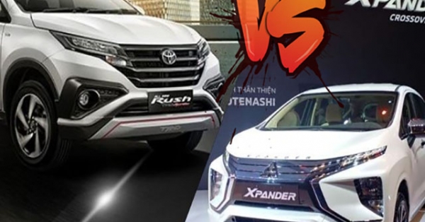 So sánh Mitsubishi Xpander và Toyota Rush: Đẹp ngoài hay thực dụng