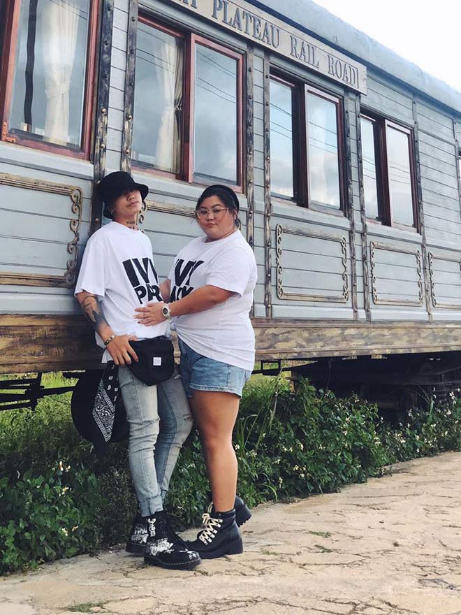 “chong gay - vo beo” cuoi nhau sau 2 thang hen ho: tieng cuoi, tieng khoc moi dem chi vo chong toi biet hinh anh 8