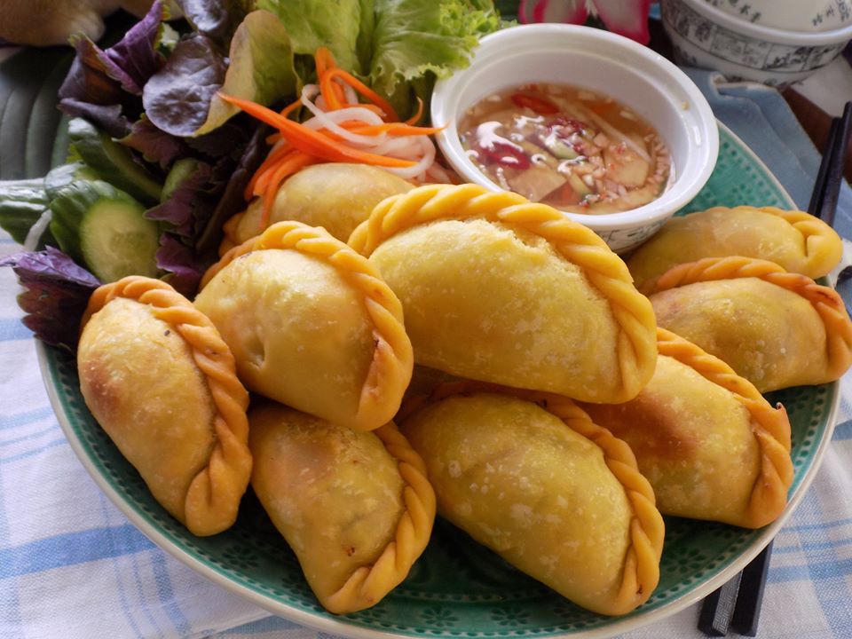 cuoi tuan lam banh goi thom ngon