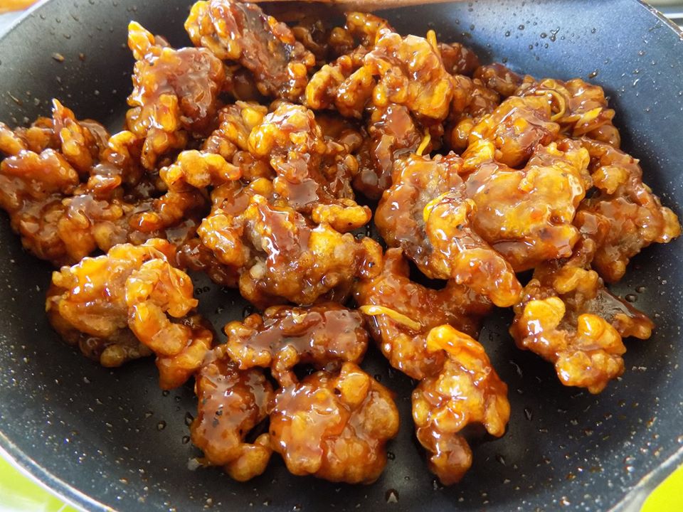 thit heo chien gion sot chua ngot mon ngon de lam, ca nha an nho mai hinh anh 9