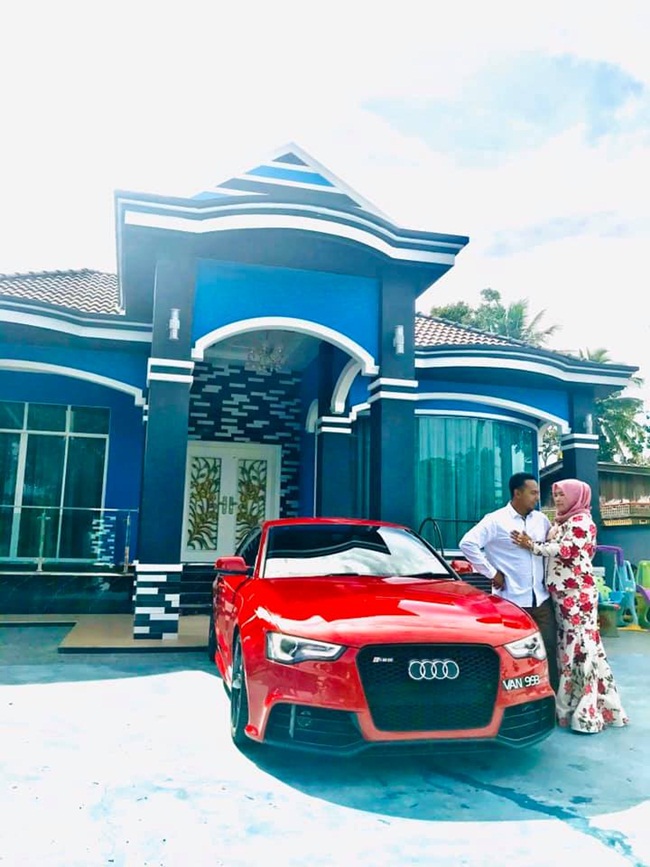 8 nam kien tri ban ga, vo mua o to audi 1,4 ty tang chong lam ca lang