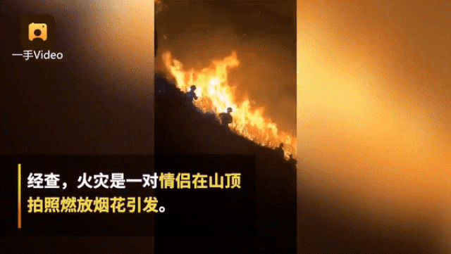 dan trung quoc phan no voi cap doi dot phao hoa thieu rui canh rung hinh anh 1