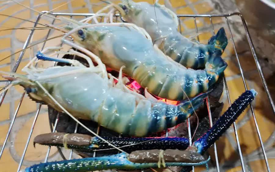 Tôm càng xanh cỡ lớn với giá siêu rẻ khiến khách mua không khỏi giật mình - Ảnh 1.