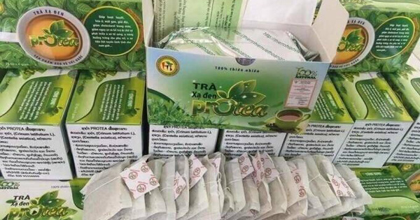 Cảnh báo sản phẩm Trà xạ đen Protea vi phạm luật quảng cáo