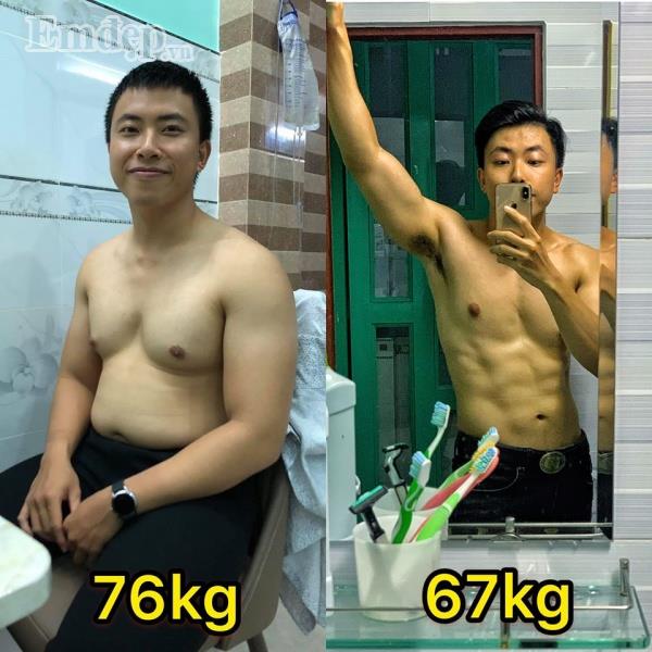 Thực đơn giảm cân vừa đẹp lại chất của chàng trai có body siêu cuốn hút, khiến hội chị em trầm trồ xin công thức