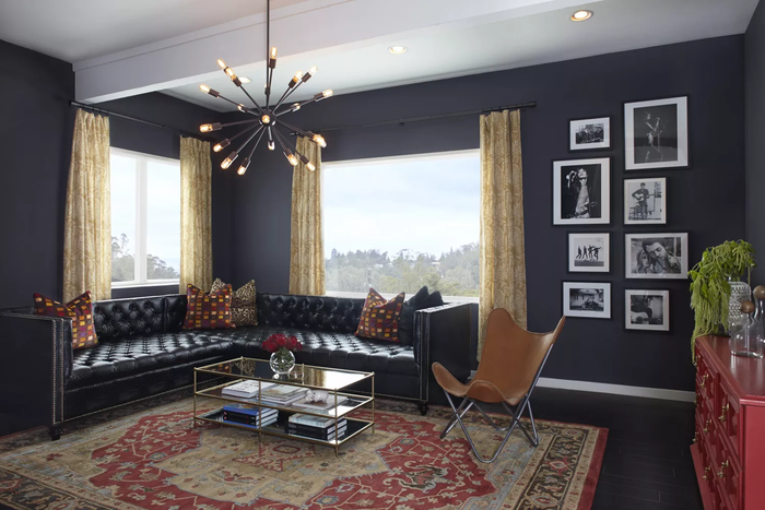 5 ý tưởng thiết kế phòng khách với tông xanh dương tuyệt đẹp