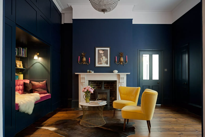 5 ý tưởng thiết kế phòng khách với tông xanh dương tuyệt đẹp khiến bạn không thể không yêu