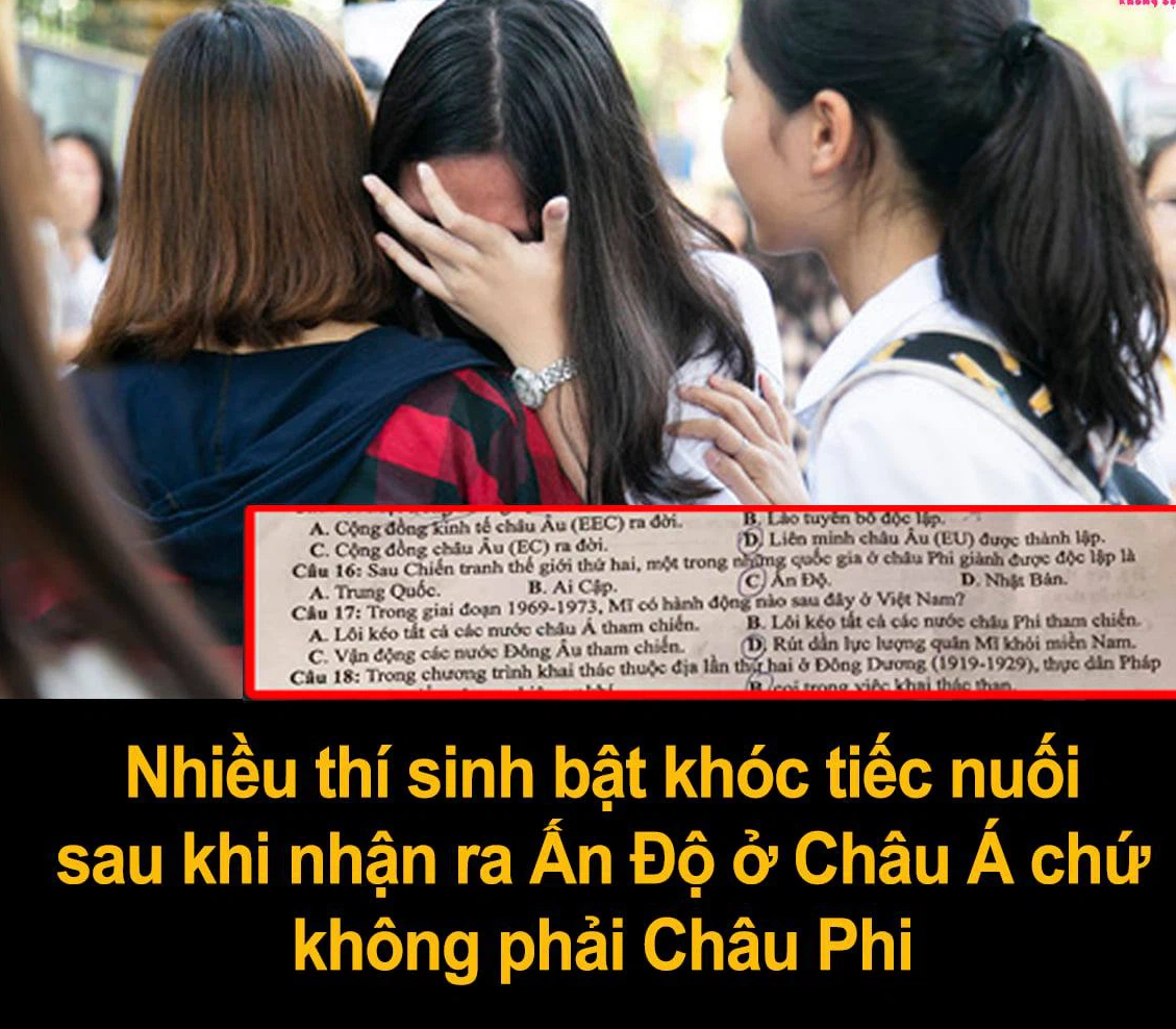 Nhiều thí sinh "dịch chuyển" Ấn Độ sang Châu Phi trong kỳ thi, ai dè có cả Phương Mỹ Chi: Đọc câu xin lỗi gửi cô giáo mà không thể "giận" nỗi - Ảnh 1.