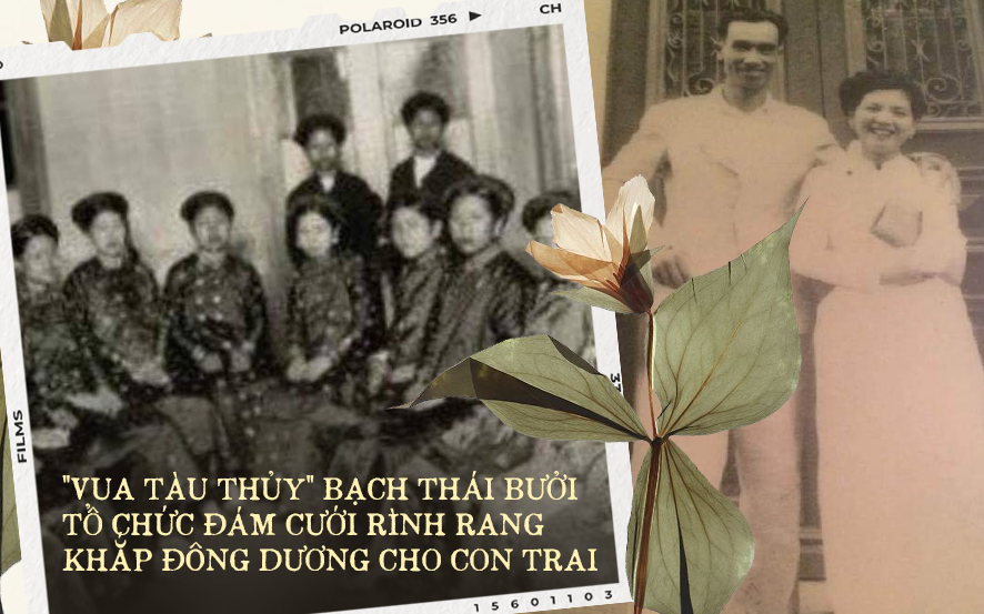 The wedding “playing around” of the son of the billionaire Hai Phong in 1922: Carrying the bride by plane, the people who came to eat the meal for free were also given money.