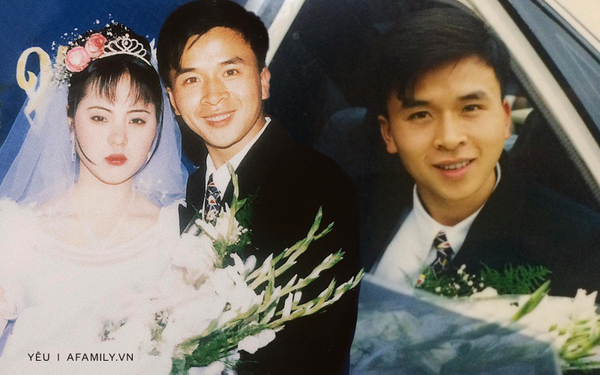 Ảnh cưới năm 2001 của cặp đôi Hà Nội: Nhan sắc 'cực phẩm' của chú rể gây bão mạng xã hội
