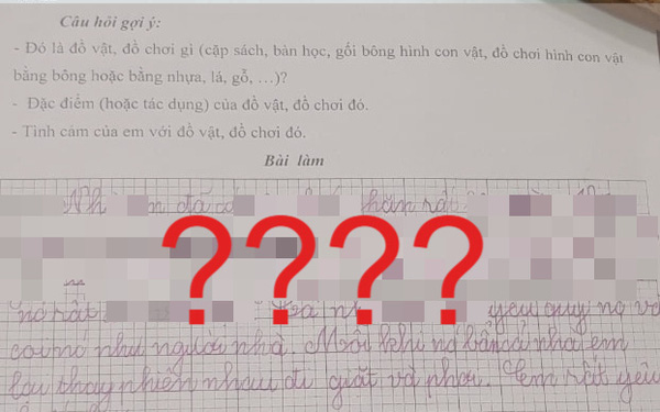 Học sinh tiểu học làm văn tả chiếc chăn, mới đọc 2 câu đầu, cô giáo cười chảy nước mắt: IQ cao quá