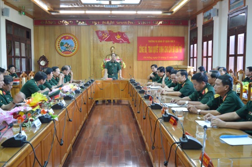 Quân khu 5 tập trung xây dựng đội ngũ cán bộ đáp ứng yêu cầu nhiệm vụ