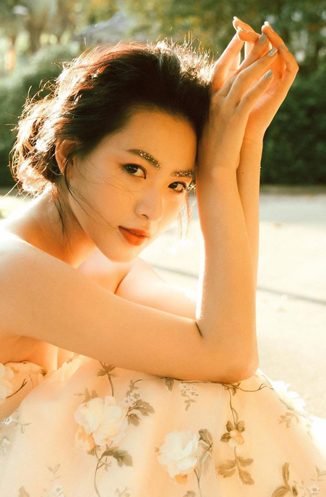 co gai hai phong sac nuoc huong troi, dep nhu