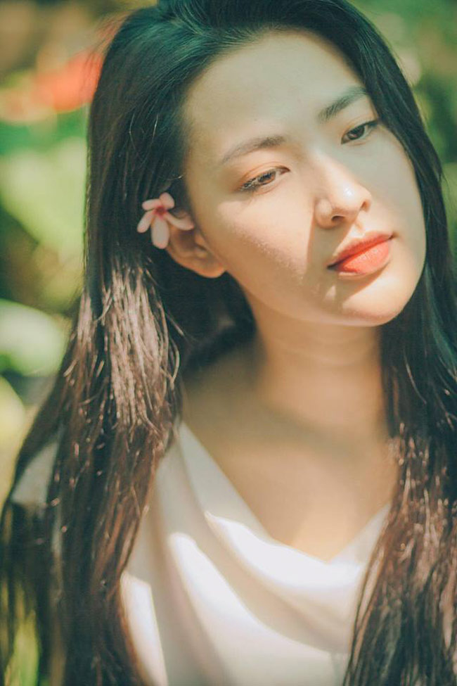 co gai hai phong sac nuoc huong troi, dep nhu