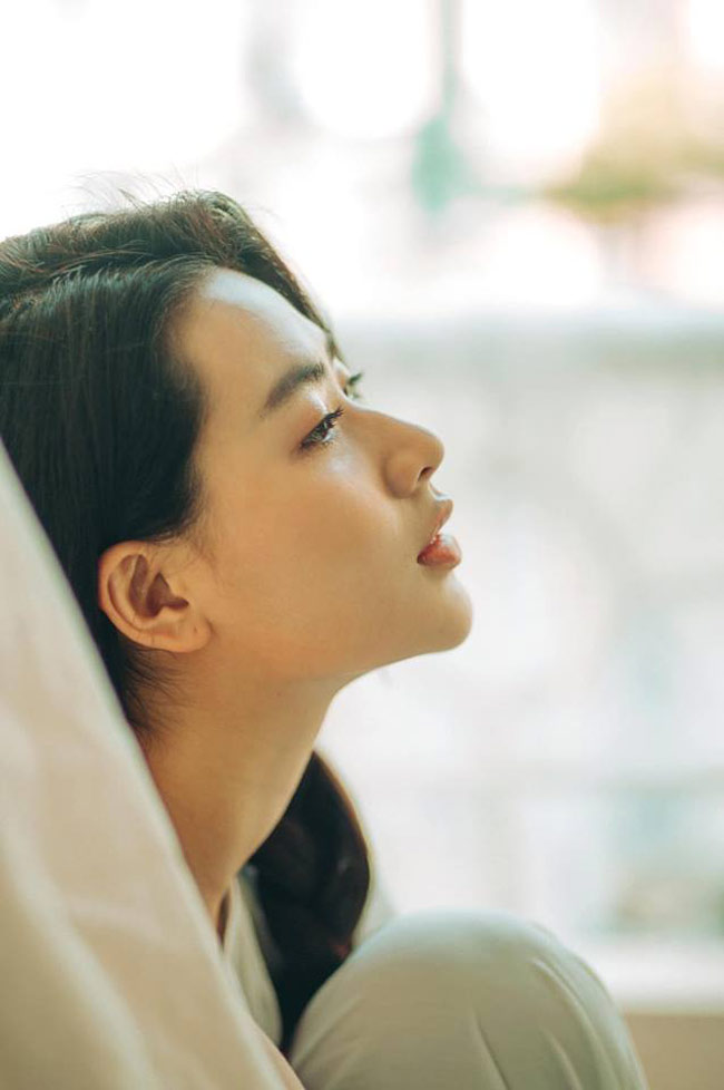 co gai hai phong sac nuoc huong troi, dep nhu