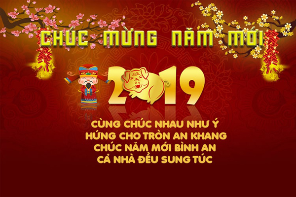 Cách tự tạo thiệp chúc mừng năm mới 2019 độc đáo