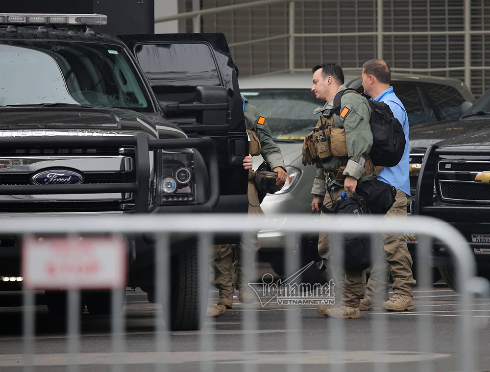 Lính bắn tỉa Mỹ kiểm soát điểm cao nơi ở của Tổng thống Trump