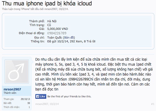 Việt Nam là bến cuối của những chiếc iPhone bị trộm