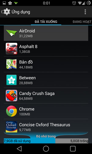 tắt thông báo Android