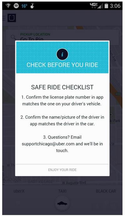 Sau một loạt scandal liên quan đến quấy rối tình dục, Uber đã phải đưa ra cảnh báo giúp hành khách có thể tránh các sự cố gây nguy hiểm đến tính mạng.