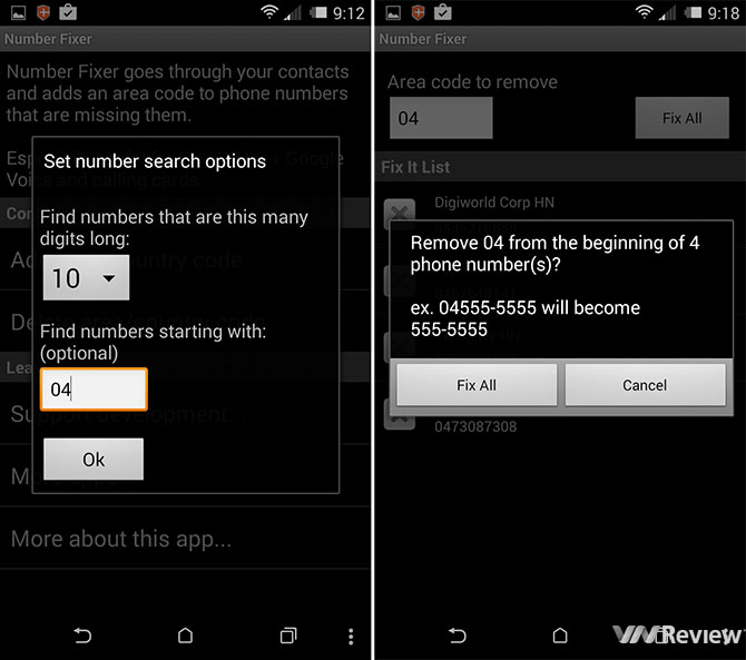 Hướng dẫn đổi mã vùng danh bạ trên iPhone, Android