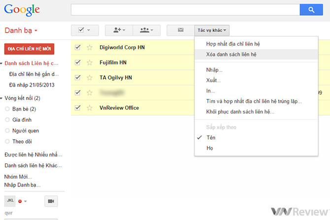 Hướng dẫn đổi mã vùng danh bạ trên iPhone, Android