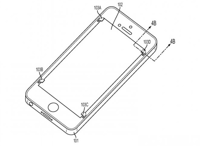 Một bằng sáng chế mới được Apple đăng ký cho phép bảo vệ smartphone thông qua nhiều bộ giảm chấn kích cỡ nhỏ gắn trong thân điện thoại.