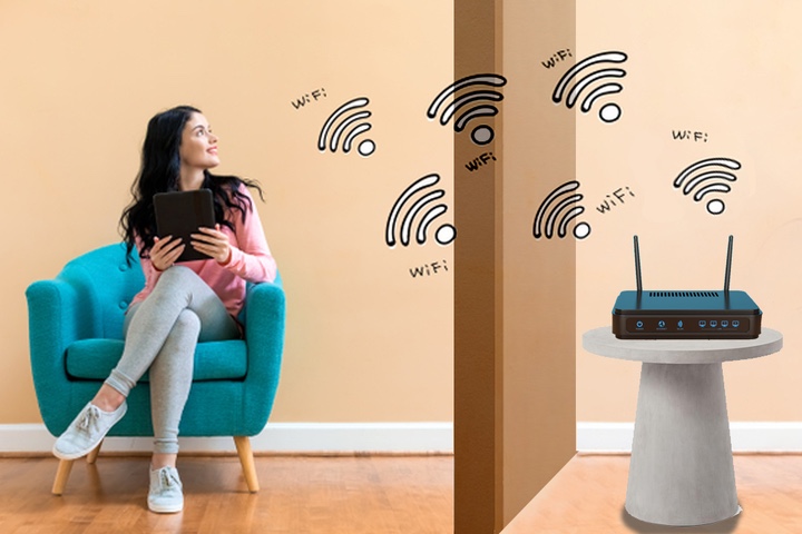 Tín hiệu WiFi đi xuyên tường bằng cách nào?