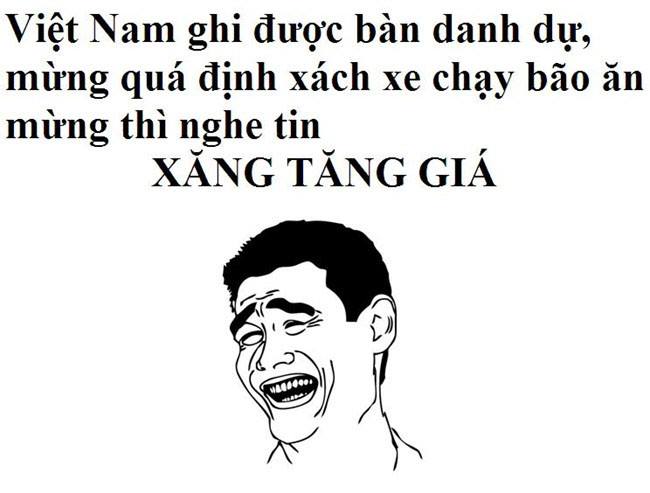 Troll giá xăng tăng đột ngột