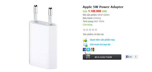 Cách phân biệt sạc, cáp iPhone chính hãng và nhái