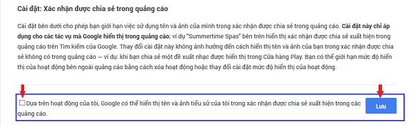 Mẹo ngăn Google lạm dụng tên và hình ảnh trong quảng cáo
