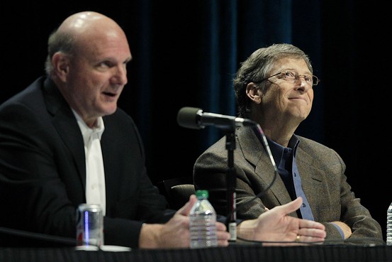 Microsoft steve ballmer bill gates ceo