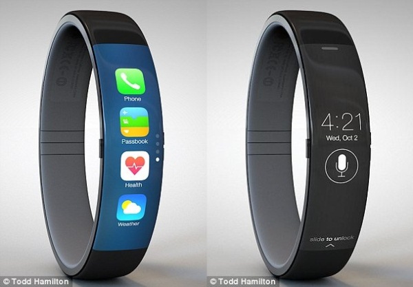 Cùng ngắm thiết kế thử mới của iWatch: FuelBand + iOS 7