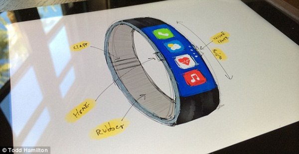 Cùng ngắm thiết kế thử mới của iWatch: FuelBand + iOS 7