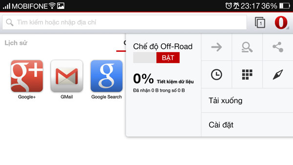 Làm sao tiết kiệm dung lượng khi duyệt web trên di động