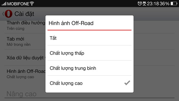 Làm sao tiết kiệm dung lượng khi duyệt web trên di động