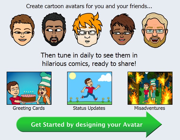 Cách tạo thiệp Valentine với Bitstrips