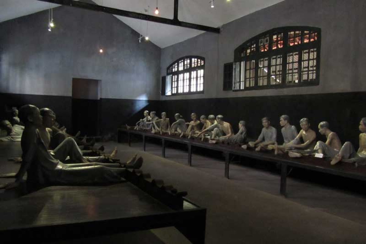 Hoa Lo Prison was originally built by French colonists to jail Vietnamese political prisoners. The prison, also known as the Hanoi Hilton, is most notable for its torture, starvation, and even murder of local inmates. The majority of the prison was demolished in the mid-1990s&nbsp;and the site is now used as a museum.