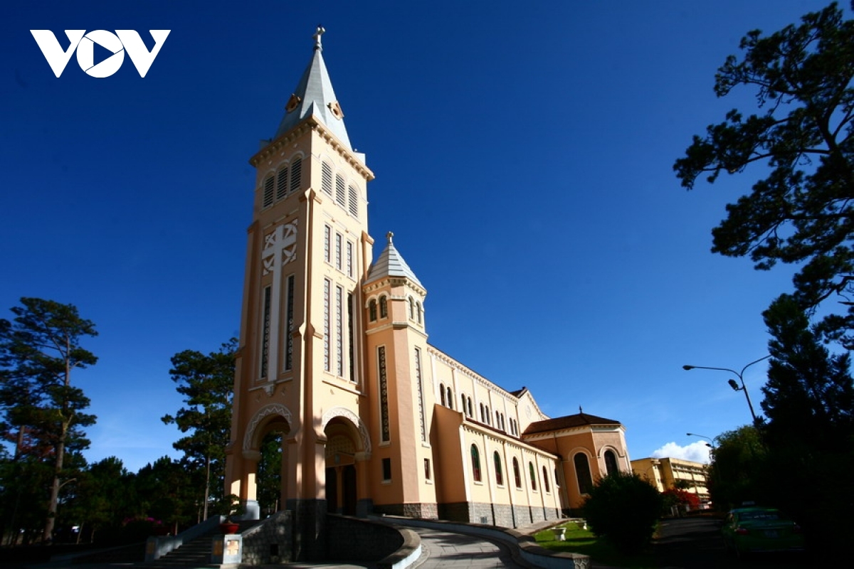 Da Lat Cathedral is also one of the leading tourist attractions in the city.