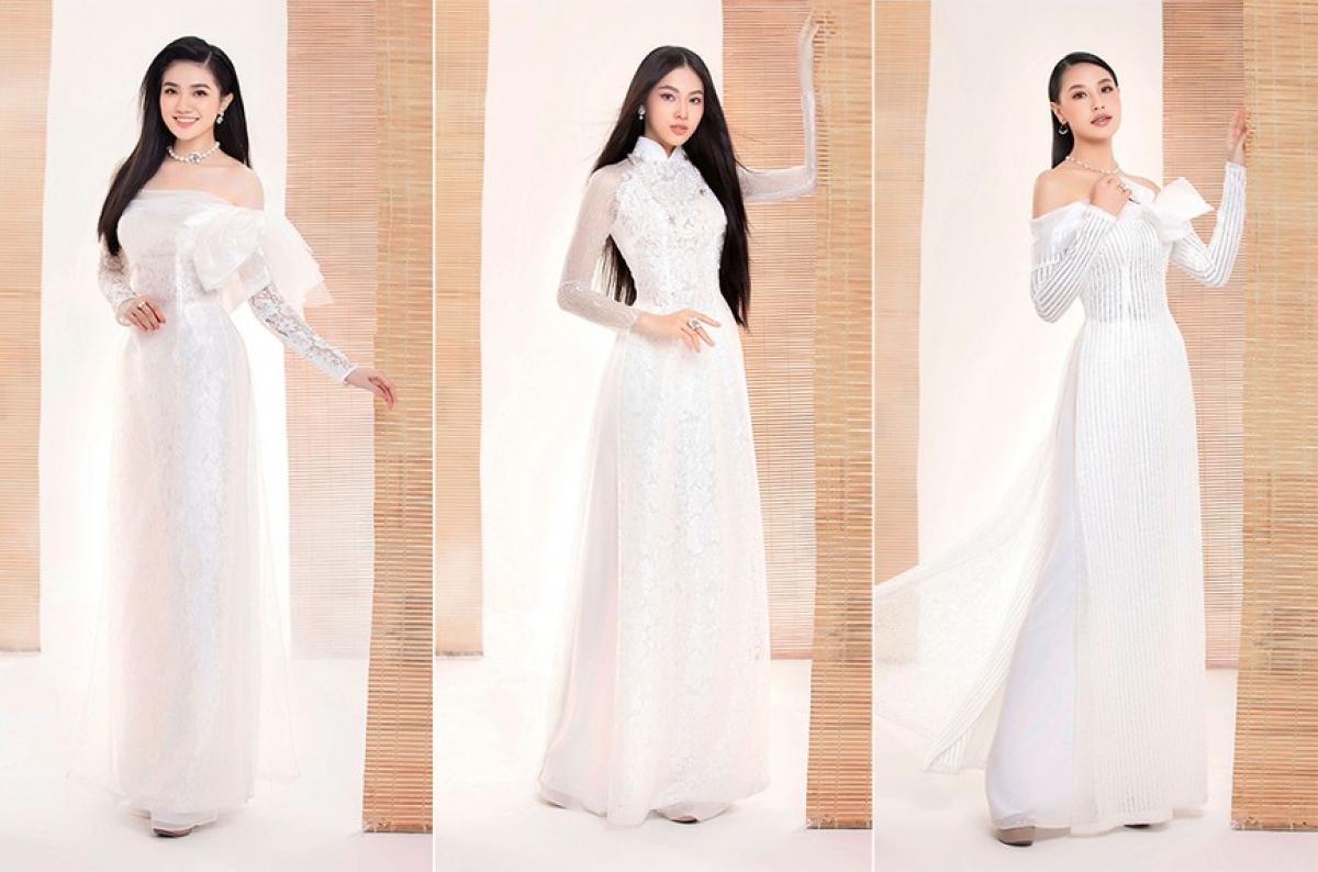 Leading Miss Vietnam contestants shine in Ao Dai photo shoot